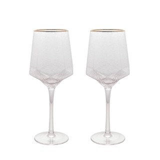 2 Taças para Vinho Wolff Taj de Cristal Incolor 600ml