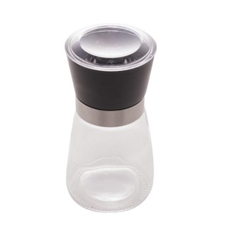 Moedor de Tempero com Tampa Lyor Preta de Vidro 170ml