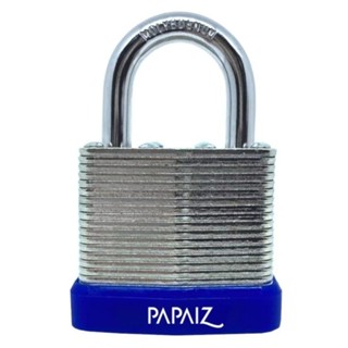 Cadeado de aço lâminado 40 mm com chave plana- Papaiz