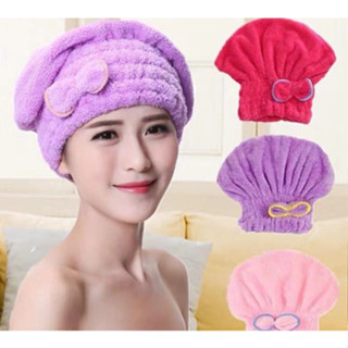 Touca Toalha De Secar Cabelo Microfibra Anti Frizz Pós Banho TOUCA DE CABELO GA-170 em Oferta na Shopee
