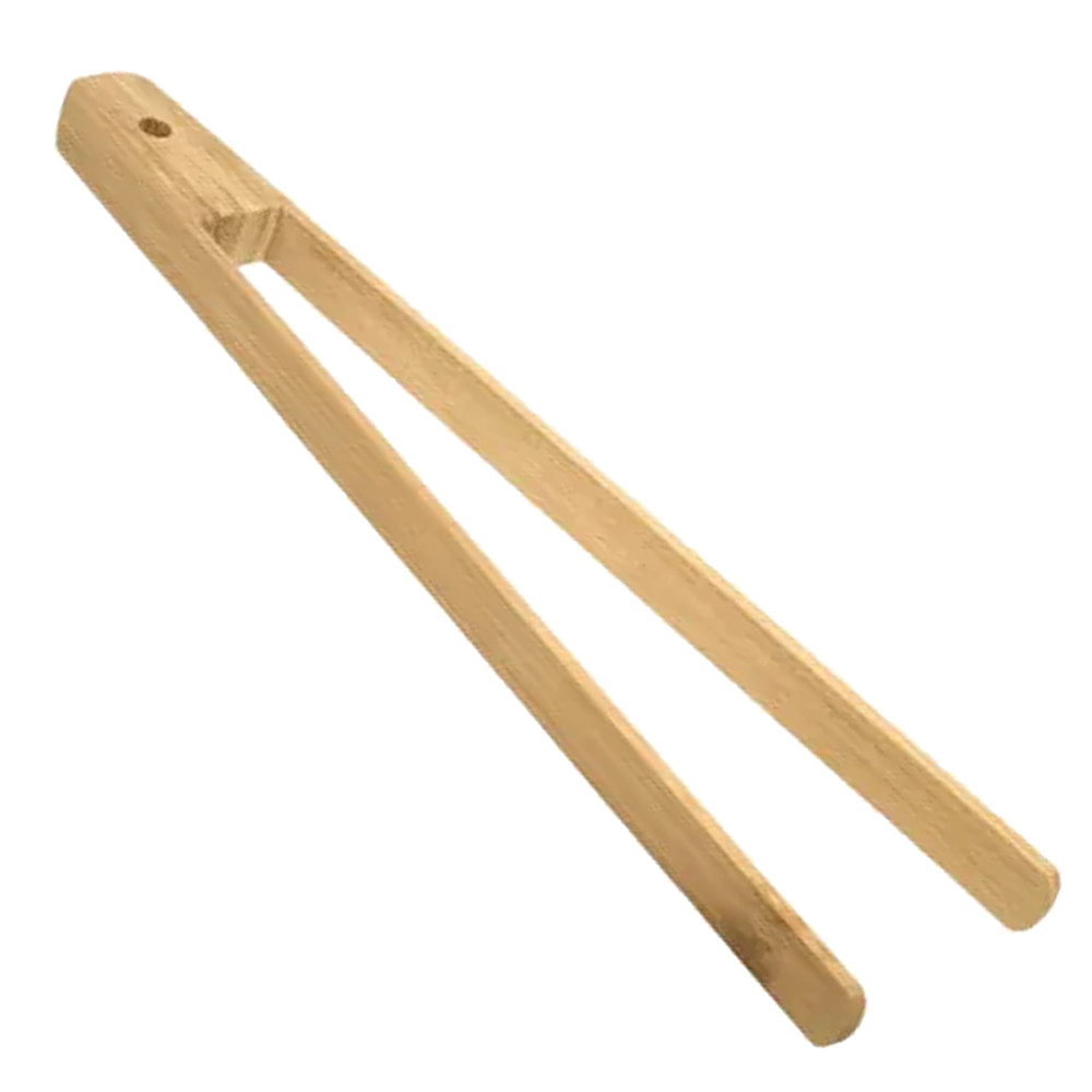 Pegador de Fritura Bambu Oriental 30cm Utensílio Doméstico para Cozinha Prático e Resistente
