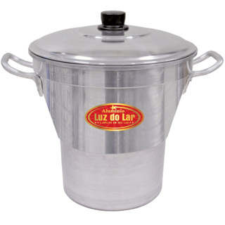 Cuscuzeira Grande Alumínio Luz do Lar Hotel Industrial N°26 Lixado Cuscuzeiro Para Grandes Quantidades - 9,7 Litros em Oferta na Shopee