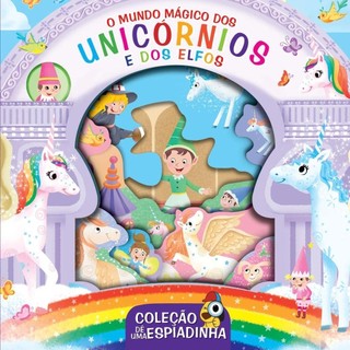Coleção Dê uma Espiadinha - O Mundo Mágico dos Unicórnios e dos Elfos em Oferta na Shopee