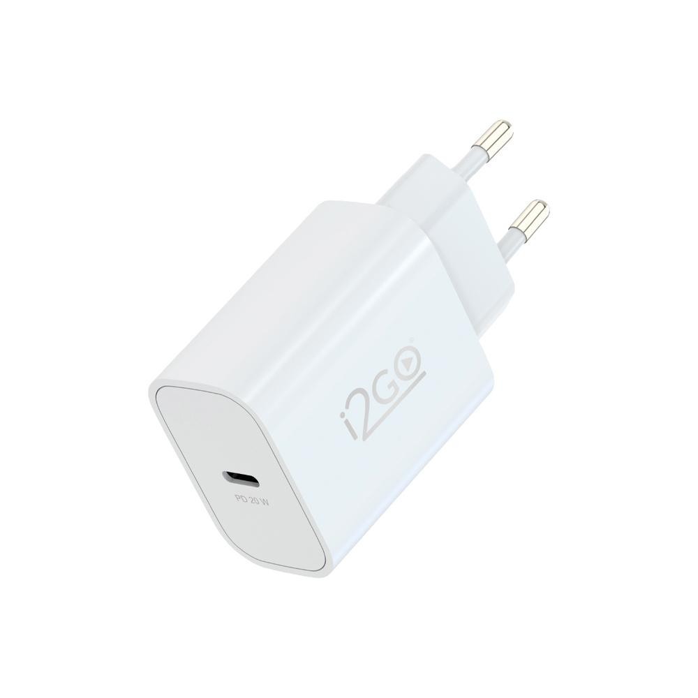Carregador De Parede Turbo i2GO 1 Saída USB-C 20w em Oferta na Shopee