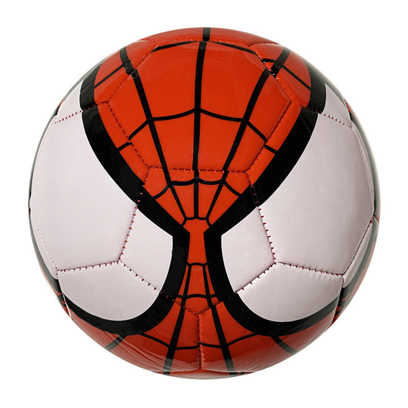 Bola de futebol Homem Aranha em couro sintético tamanho 5