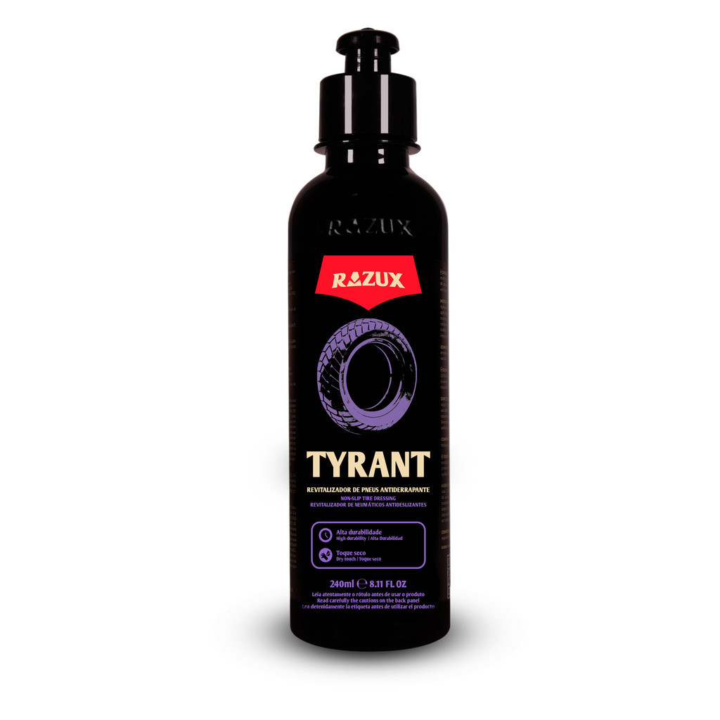 Tyrant Revitalizador De Pneus Antiderrapante Pretinho Razux