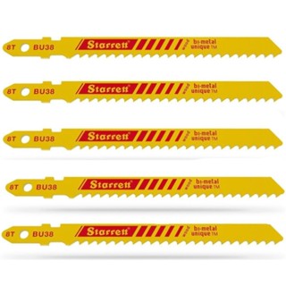 Lâmina para serra tico tico 50 mm 8 dentes 5 peças - BU38 - Starrett