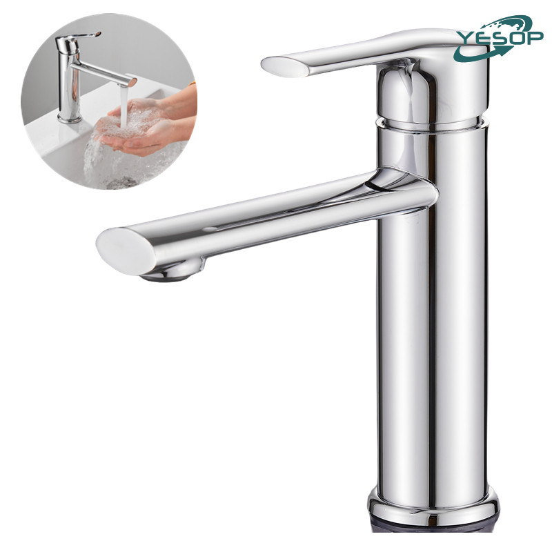 Detalhes do Alta qualidade Torneira Banheiro Monocomando Misturador Para Lavatório Luxo Inox Cor Cromado Yesop