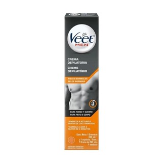 Creme Depilatório Veet Men Pele Normal 200ml em Oferta na Shopee