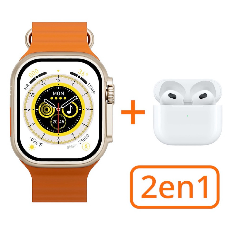2023 Novo Relógio Inteligente S8 Ultra 49mm Series 8 Smartwatch Masculino Bluetooth Chamada 8 Watch8 Carregamento Sem
