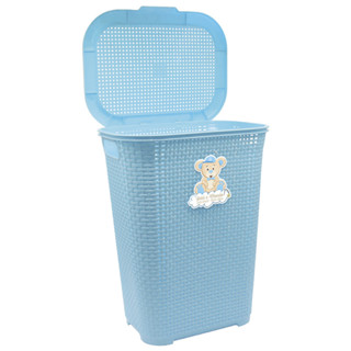 Cesto Organizador Roupas 30L Com Tampa Infantil Bebê em Oferta na Shopee