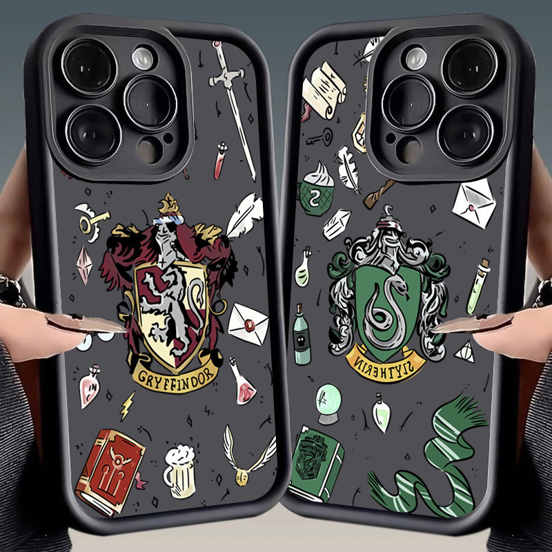 Capa De Telefone De Silicone Macio Para iPhone 16 17 13 11 12 14 15 pro max 16e X XS XR 8 7 Plus Potters Varinha Harryes em Oferta na Shopee