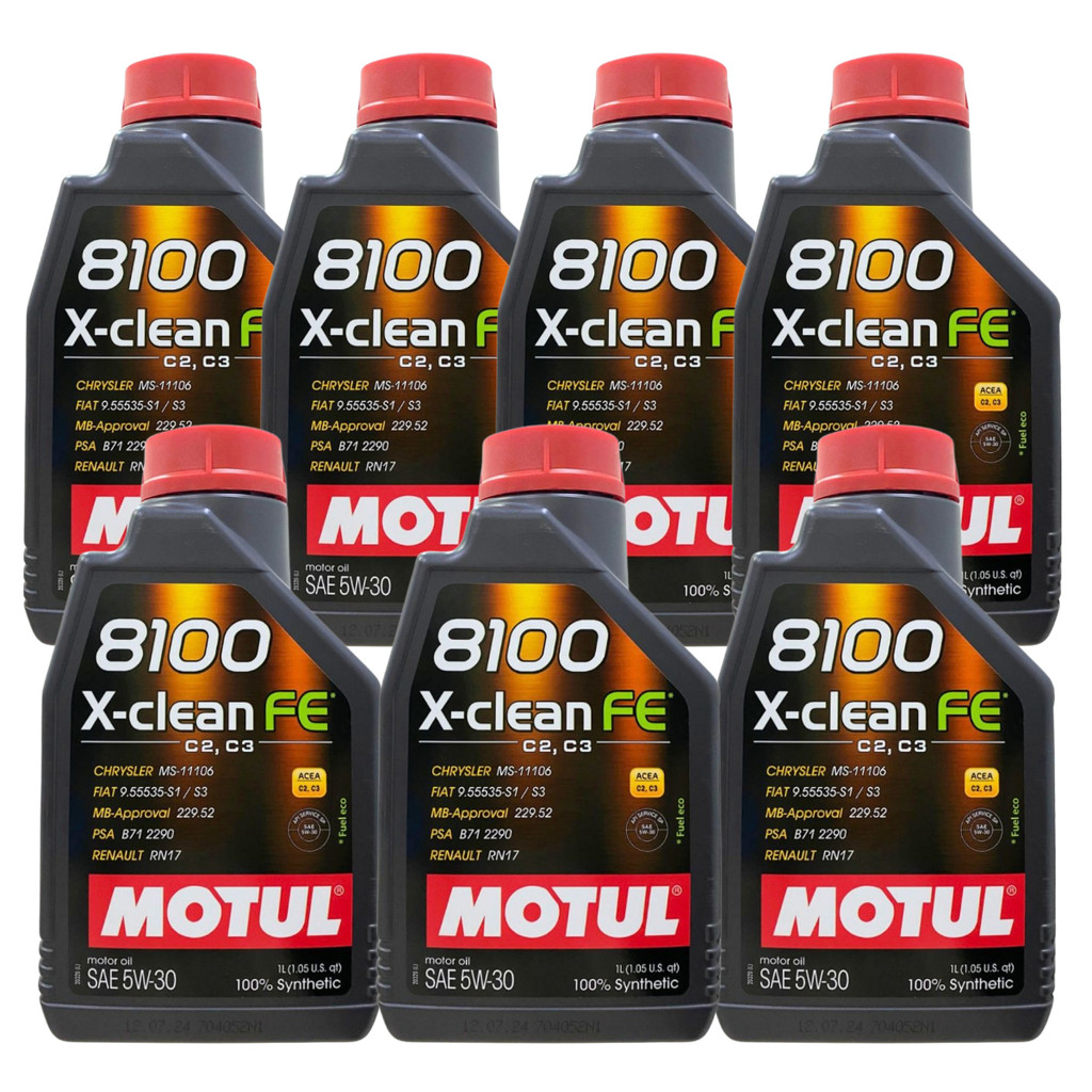 KIT MOTUL 8100 X-CLEAN FE 5W-30 7 LITROS em Oferta na Shopee