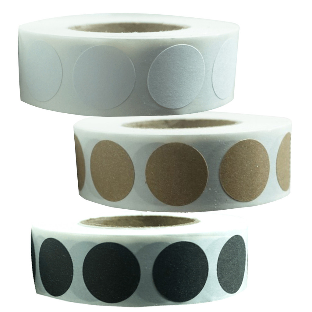 kit 3 mil Obreia Adesiva 19mm - 3 rolos c/ 1000 un - 3 Cores