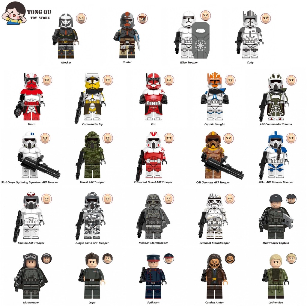 Brinquedos de menino Presentes De Aniversário Enfeite de Mesa boneco de Soldados clones