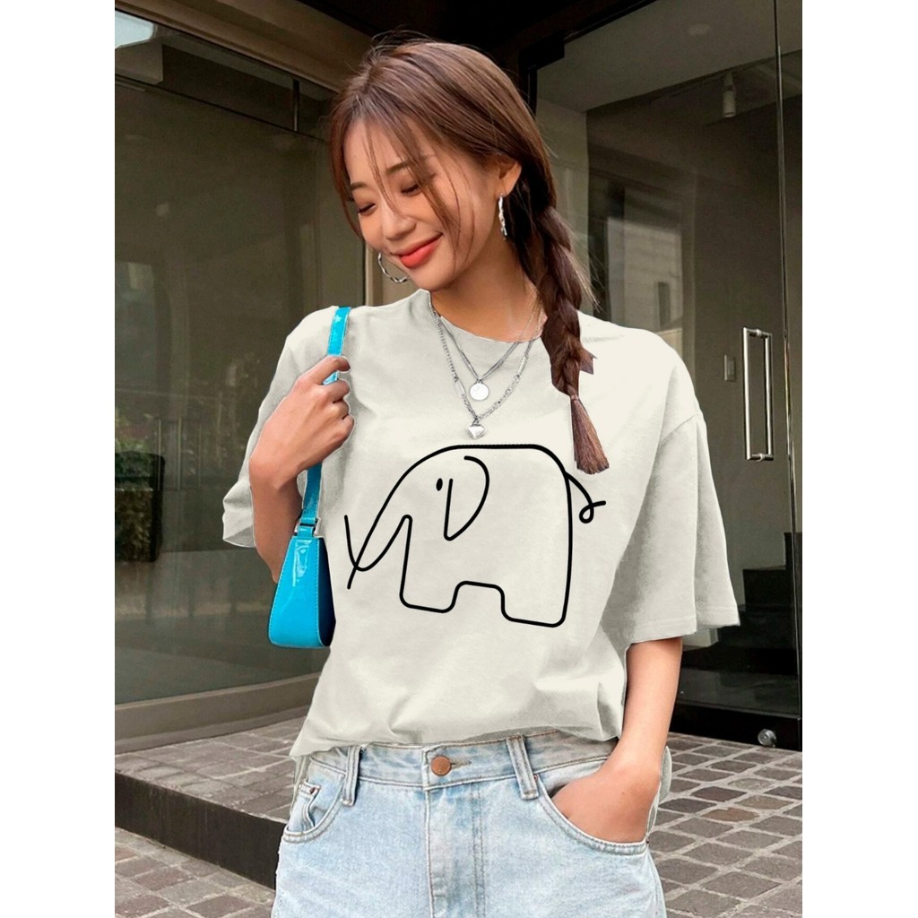 Camiseta Oversized Plus Size Aesthetic Blusa T Shirt Tecido Confortavel Camisa Feminina Casual