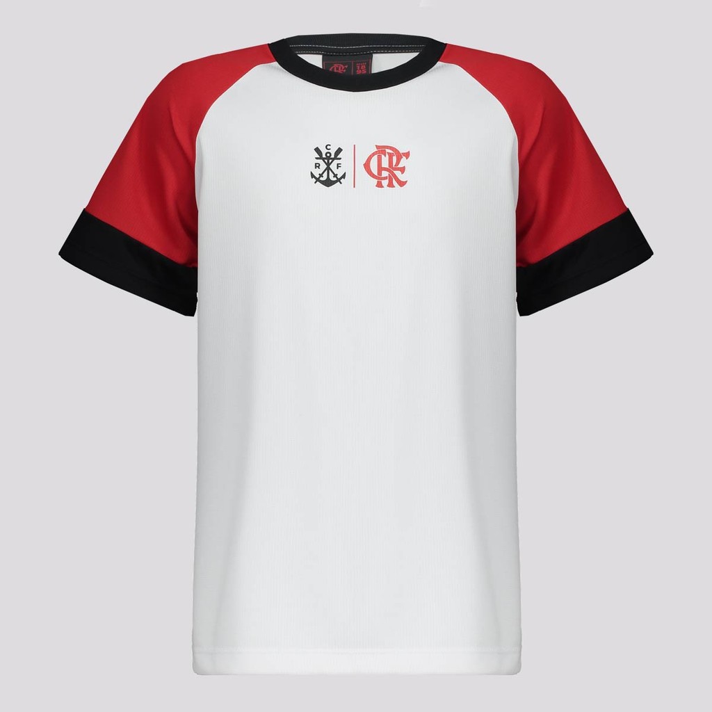 Camisa Flamengo Âncora Infantil Branca - Sports & Outdoors