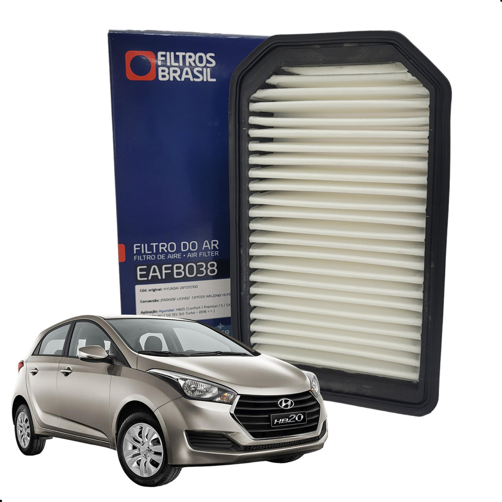 Filtro De Ar Motor Hb20 1.0 Turbo 1.6 16v 2013 2014 2015 2016 2017 em Oferta na Shopee