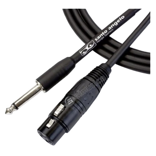 Cabo Santo Angelo Ninja P10 Para XLR Fêmea 0,91cm em Oferta na Shopee
