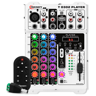 Mesa De Som Taramps T0302 Player Bluetooth 3 Canais 2 Saídas 12V RGB 72 Efeitos em Oferta na Shopee