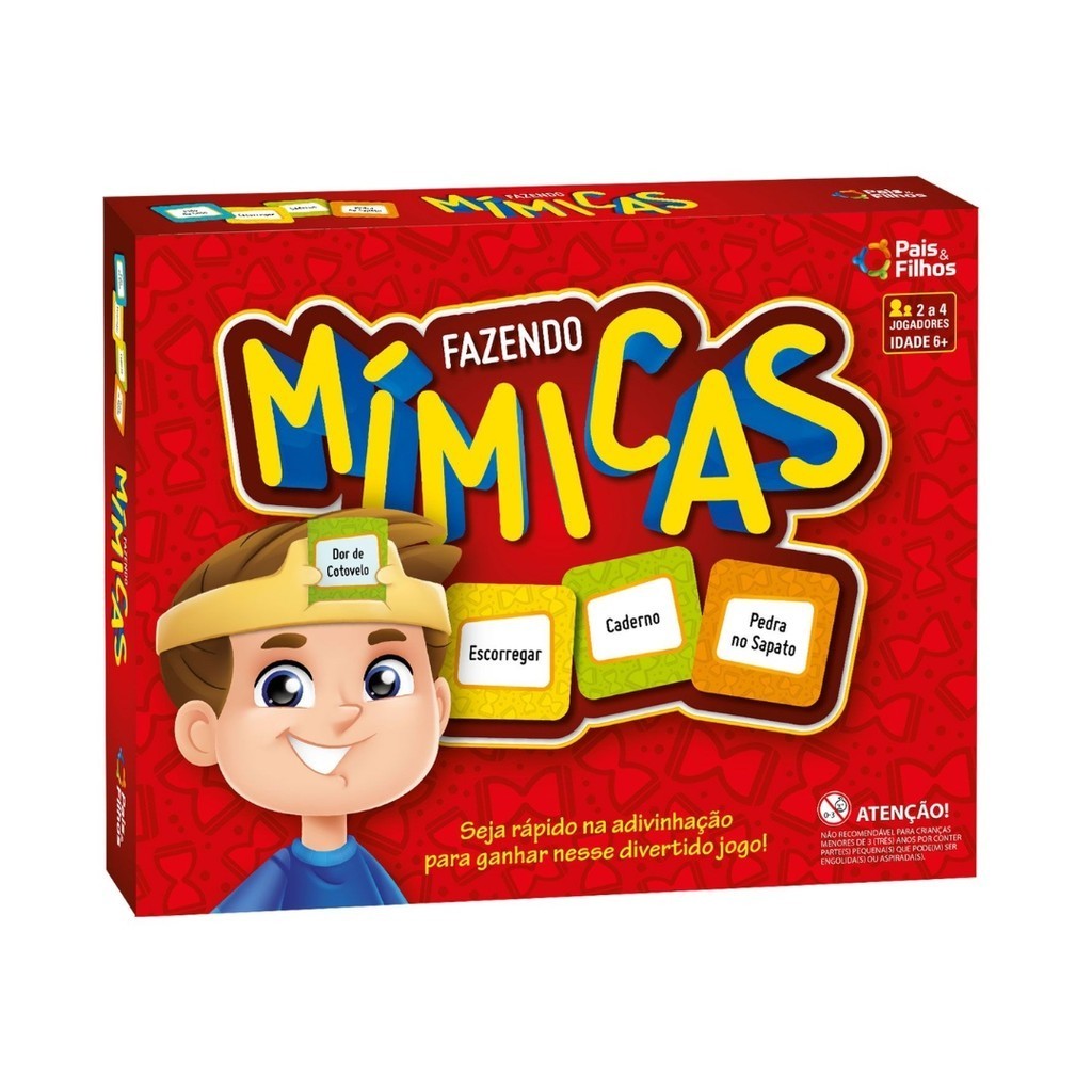 Fazendo Mímicas Jogo de Adivinhação Brinquedo Infantil Familia Pais e Filhos 0987 em Oferta na Shopee