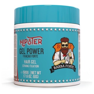 Gel Power Hipster Fixação Extra Forte Barba Forte 500g Sensacional em Oferta na Shopee