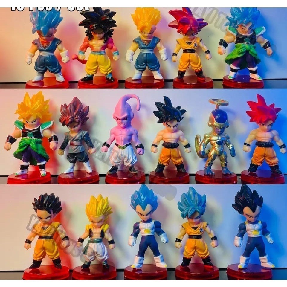 Bonecos Action Figure Anime Dragon Ball Z NO BRASIL - Bonecos Goku Gohan - Boneco - Figura de Ação - Miniatura