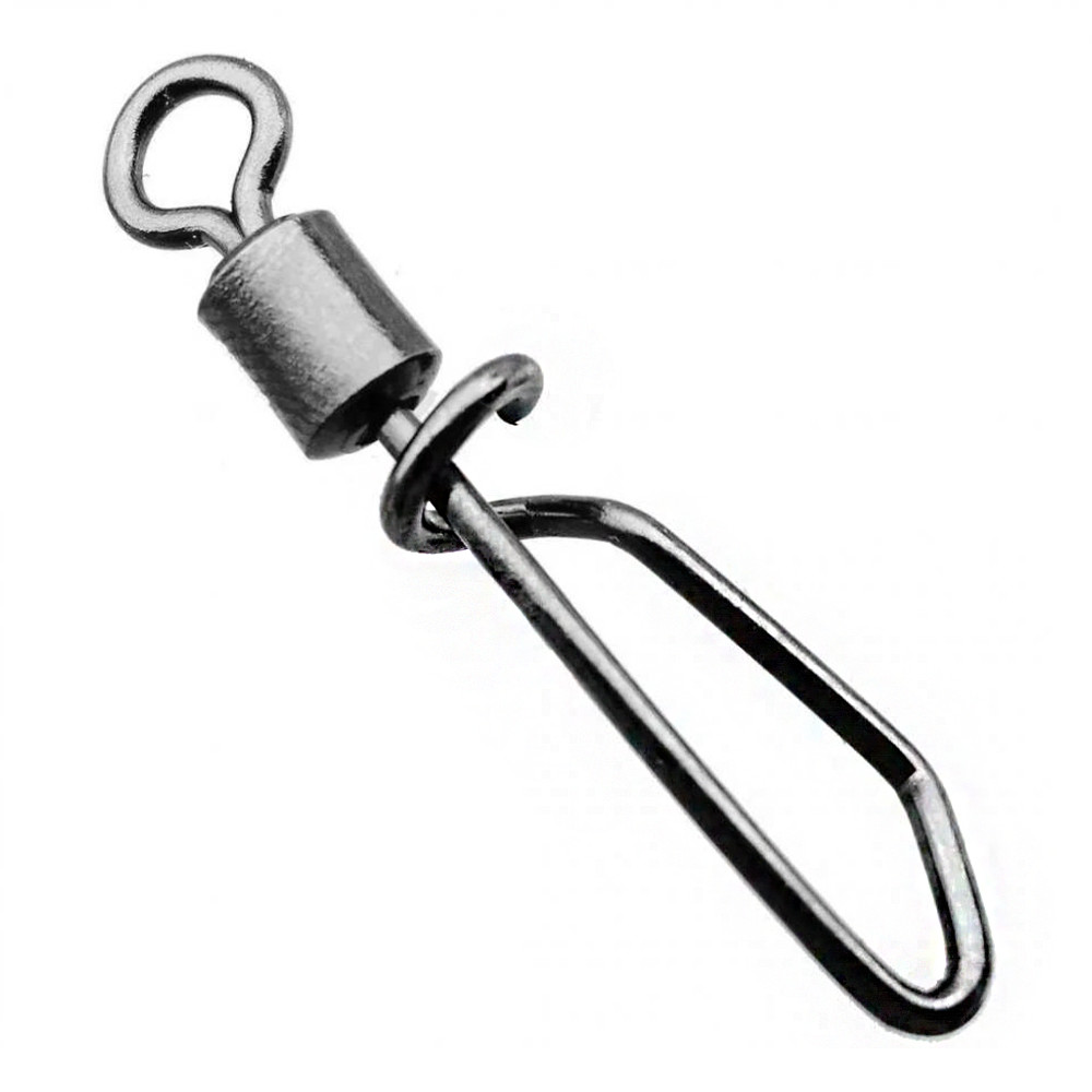 Snap Giratório N°1/0 Black Nickel Cart. 10pçs - Maruri - Sports & Outdoors
