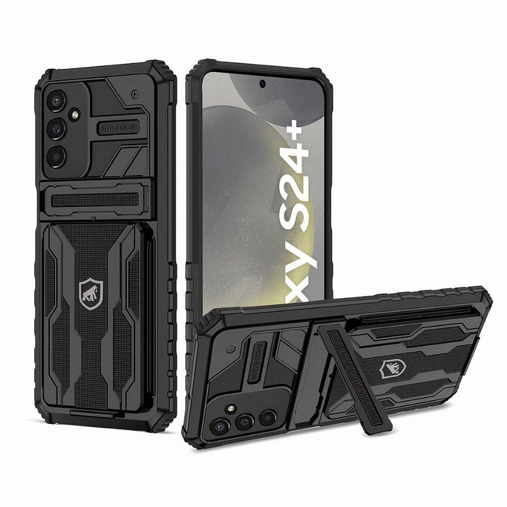 Capa Case Capinha Guardian p/ Samsung Galaxy S24 Plus Gshield – Proteção, Kickstand e Porta-Cartões em Oferta na Shopee