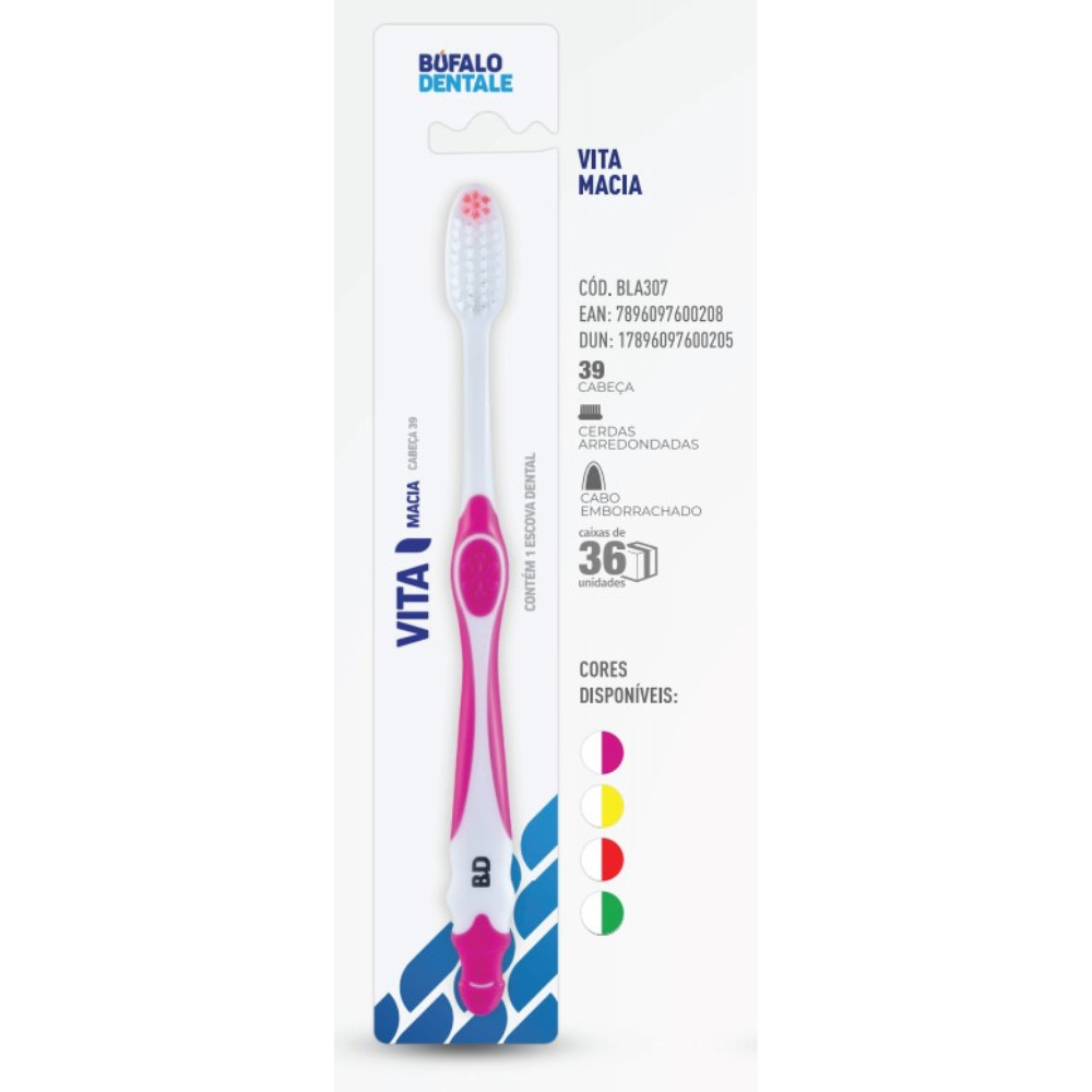 Escova Dental Vita Macia Bufalo - Health