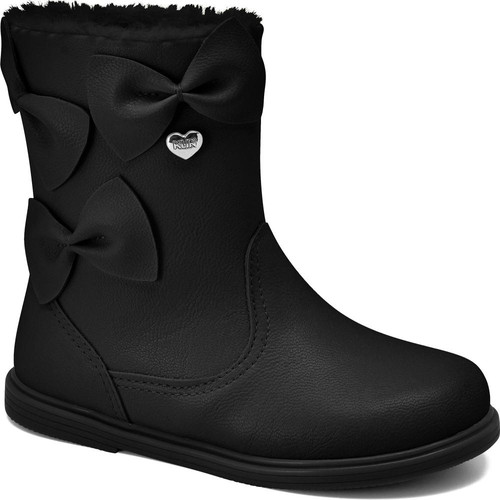 Bota Infantil Feminina Klin Mini Miss Laços Pelo Carneirinho - Baby & Kids Fashion