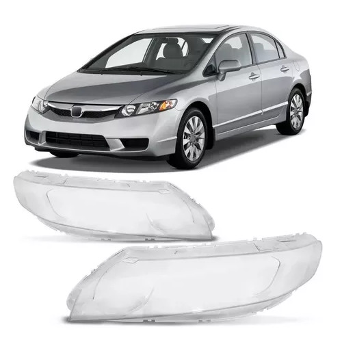 Lente Farol Honda New Civic 2007 2008 2009 2010 2011