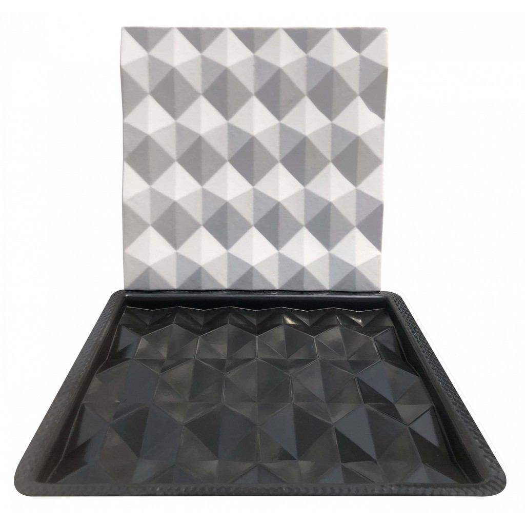 Forma Gesso e Cimento ABS Placa 3D - Hexágonos 50x50