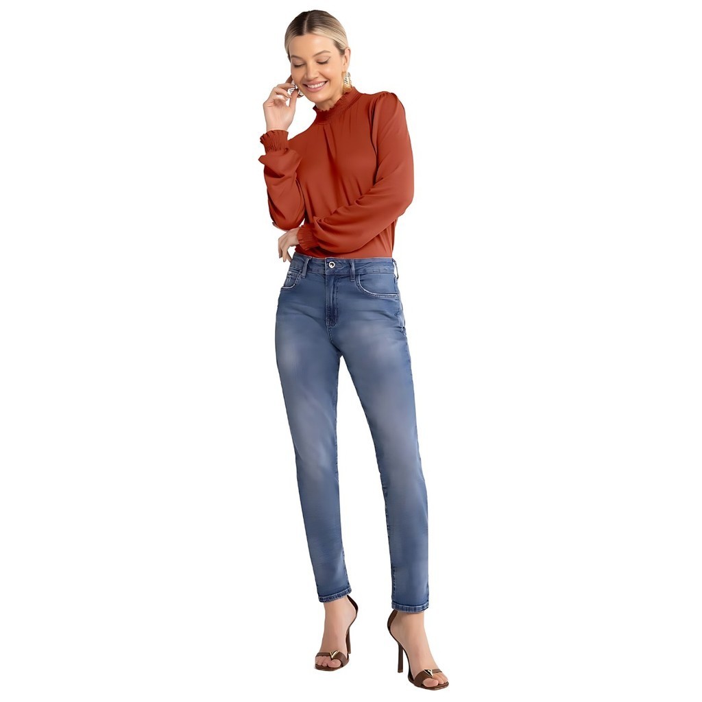 Calça Jeans Feminina Skinny Lunender