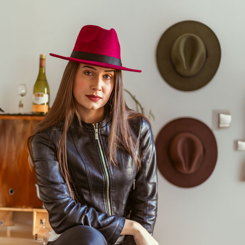 Chapéu Fedora Bruninha Estilo Fedora Diversas Cores Casual Estiloso