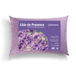 Travesseiro Com aromaterapia Lavanda Antialérgico Toque Aveludado 50X70cm