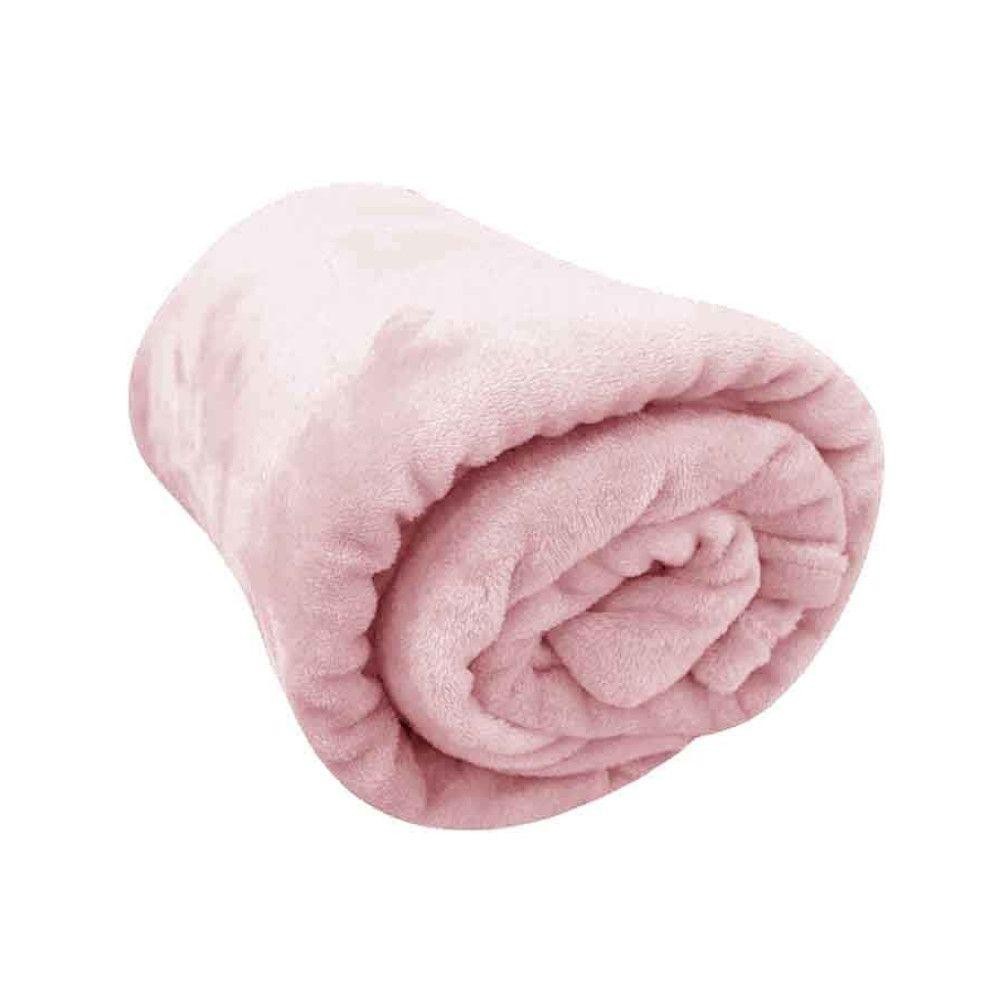 Manta Jolitex Unicolor 180x220cm em Oferta na Shopee
