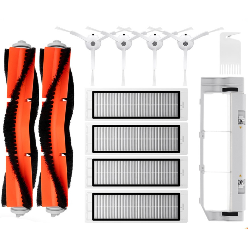 Peças P/ Aspirador Roborok S5 S6 MAX Pure T6 Escova Central Filtro Hepa Roda Tanque Água Pano Mop