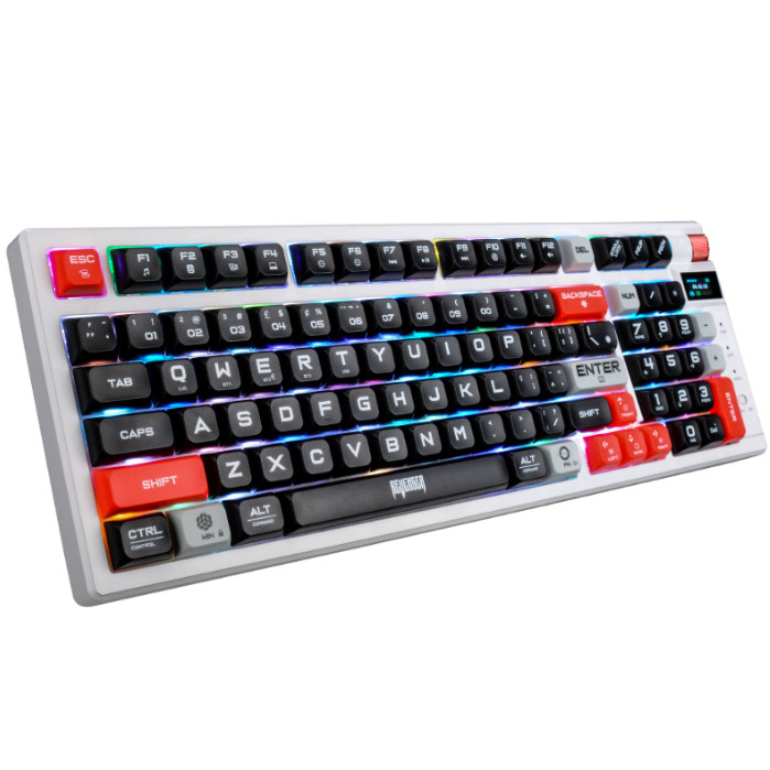 Teclado Mecânico Gamer C/ Display TE-BKL008 RGB Bluetooth/USB/2.4GHz em Oferta na Shopee