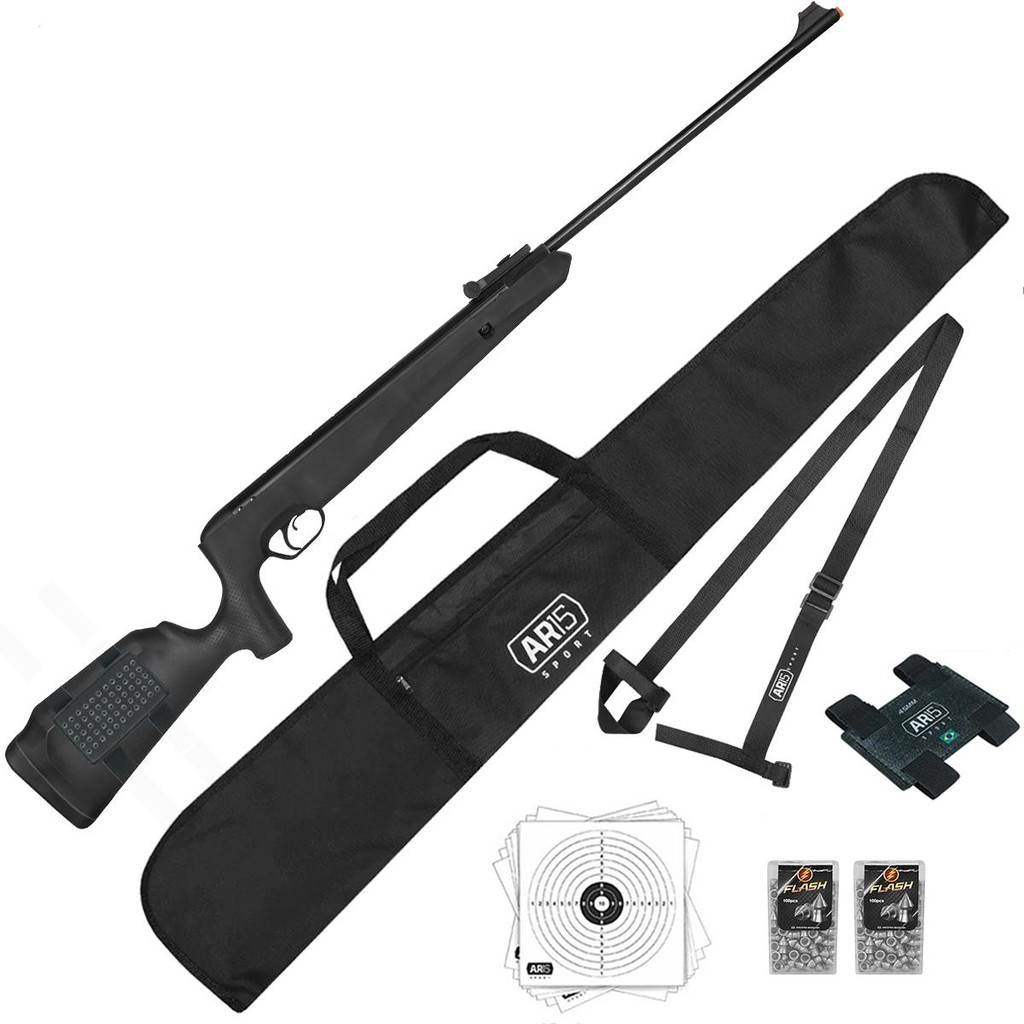 Carabina de Pressão 5.5 Naja Nitro Tag + Porta Chumbinho em Oferta na Shopee