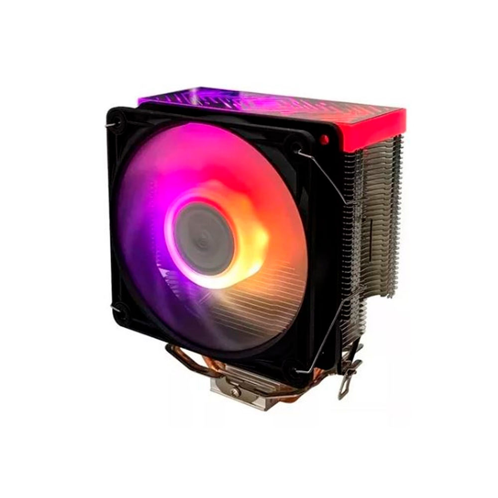Air Cooler para Processador Gamer Dex, Preto, RGB, para Intel e AMD, DX-2012-BR