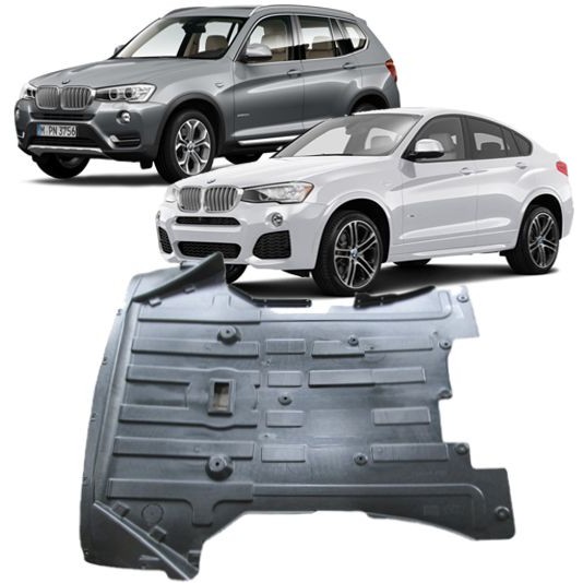 Protetor do Carter Bmw X3 F25 e X4 F26 de 2011 À 2017