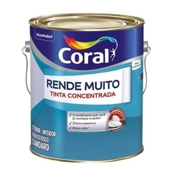 Tinta Para Parede Interna e externa Acrílica Fosco Standard Coral Rende Muito 3,2L