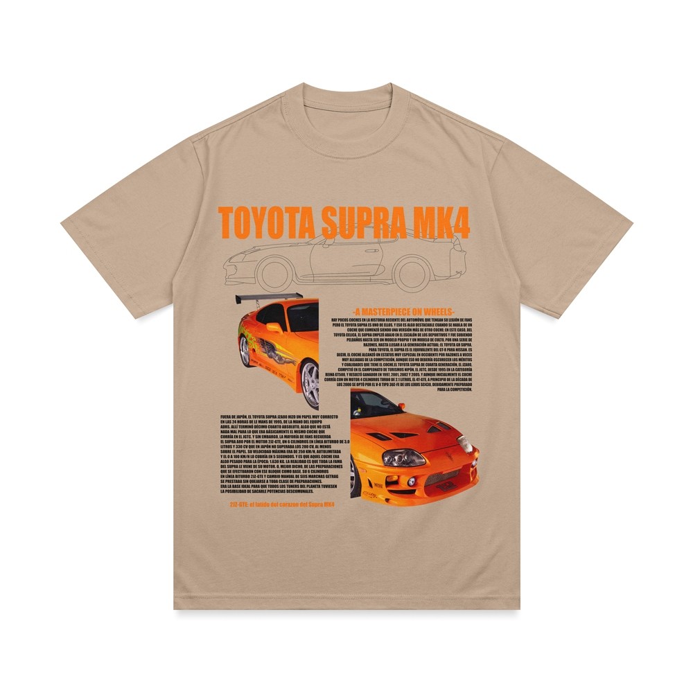 Camiseta Toyota Supra Mk4 Carro Unissex Premium Casual -  100% Algodão - 30.1 - Envio Imediato