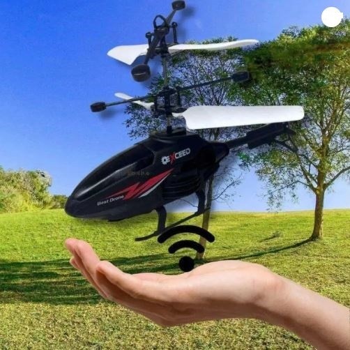 Helicóptero de Controle Remoto Recarregável Brinquedo Voador Drone Carregamento USB