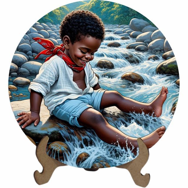 Mandala Erê Joãozinho da Pedreira - Arte Estilo Vitral