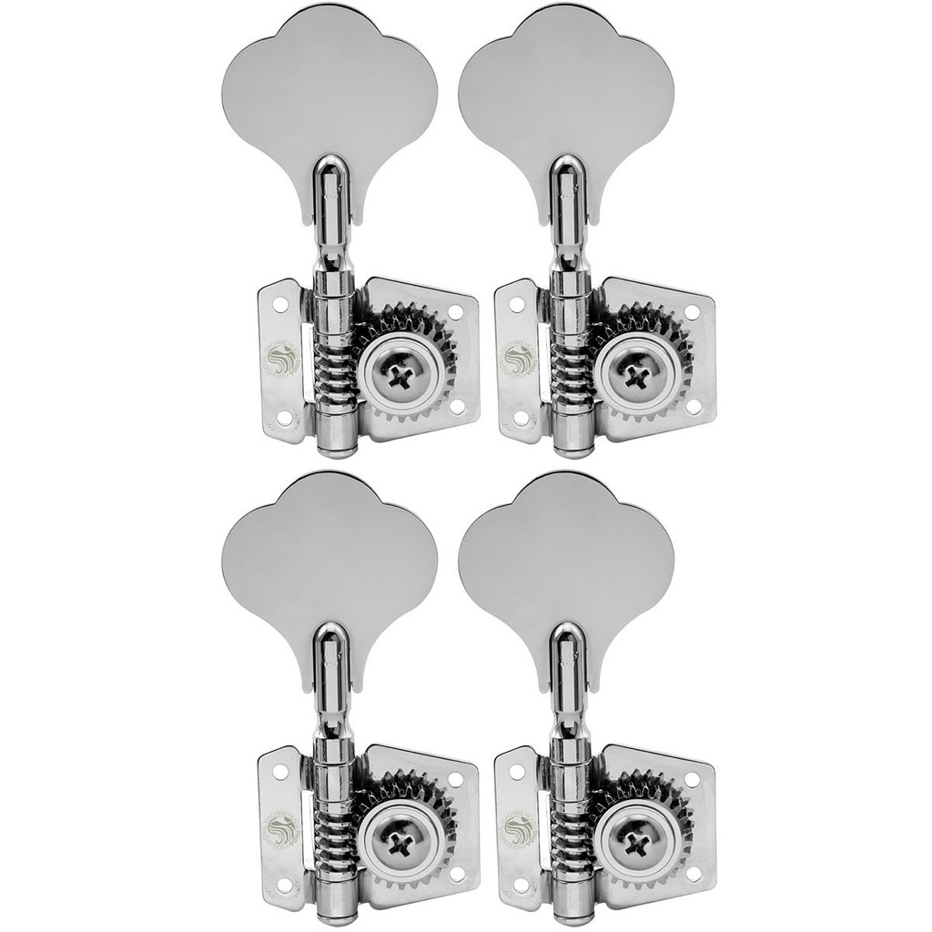 Tarraxas Tarrachas Jazz Bass Vintage Em Linha Para Contra Baixo 4 Cordas