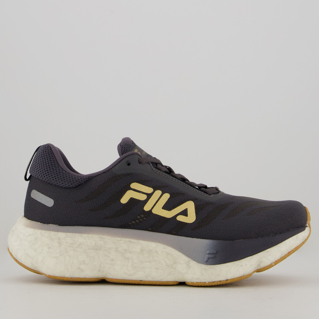 Tênis Fila Float Maxxi 2 Cinza e Dourado - Baby & Kids Fashion