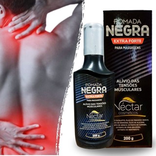 Kit 2 Und Pomada Negra Extraforte Néctar Massageadora 100% Natural - Original 200g