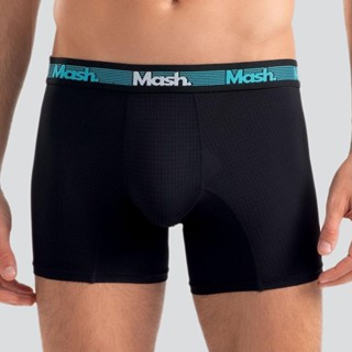 Cueca Boxer Longa Microfibra Active em Oferta na Shopee